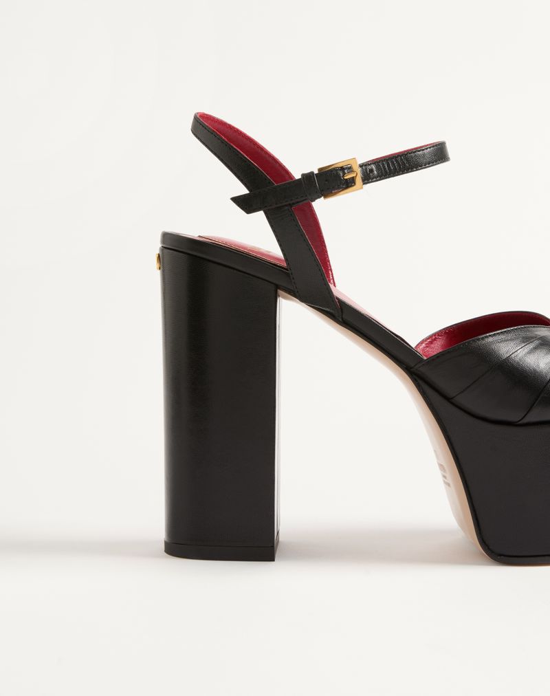 Panthea 125mm Børne Læder Platform Sandal