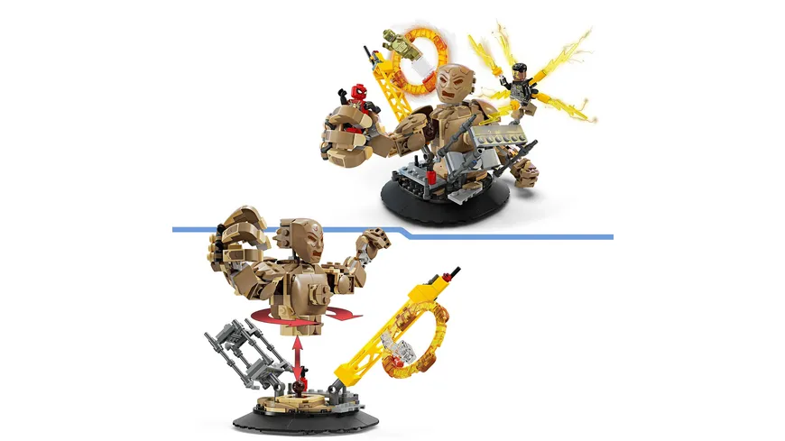 LEGO Marvel 76280 Spider-Man vs. Sandman: Showdown, Superhelden-Spielzeug
