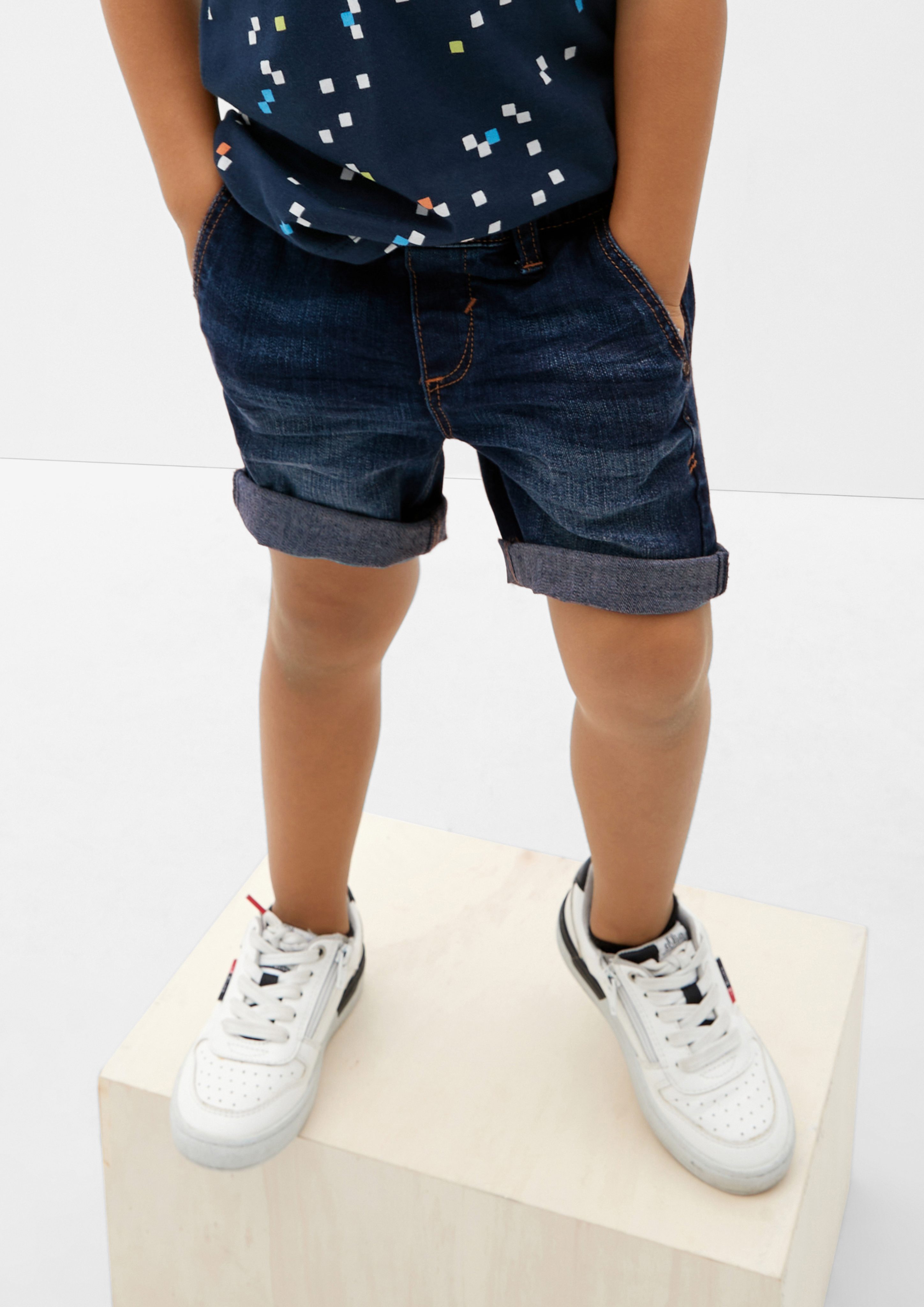 s.Oliver Jeansshorts Jeans Pelle / Regular Fit / Mid Rise / Straight Leg Waschung