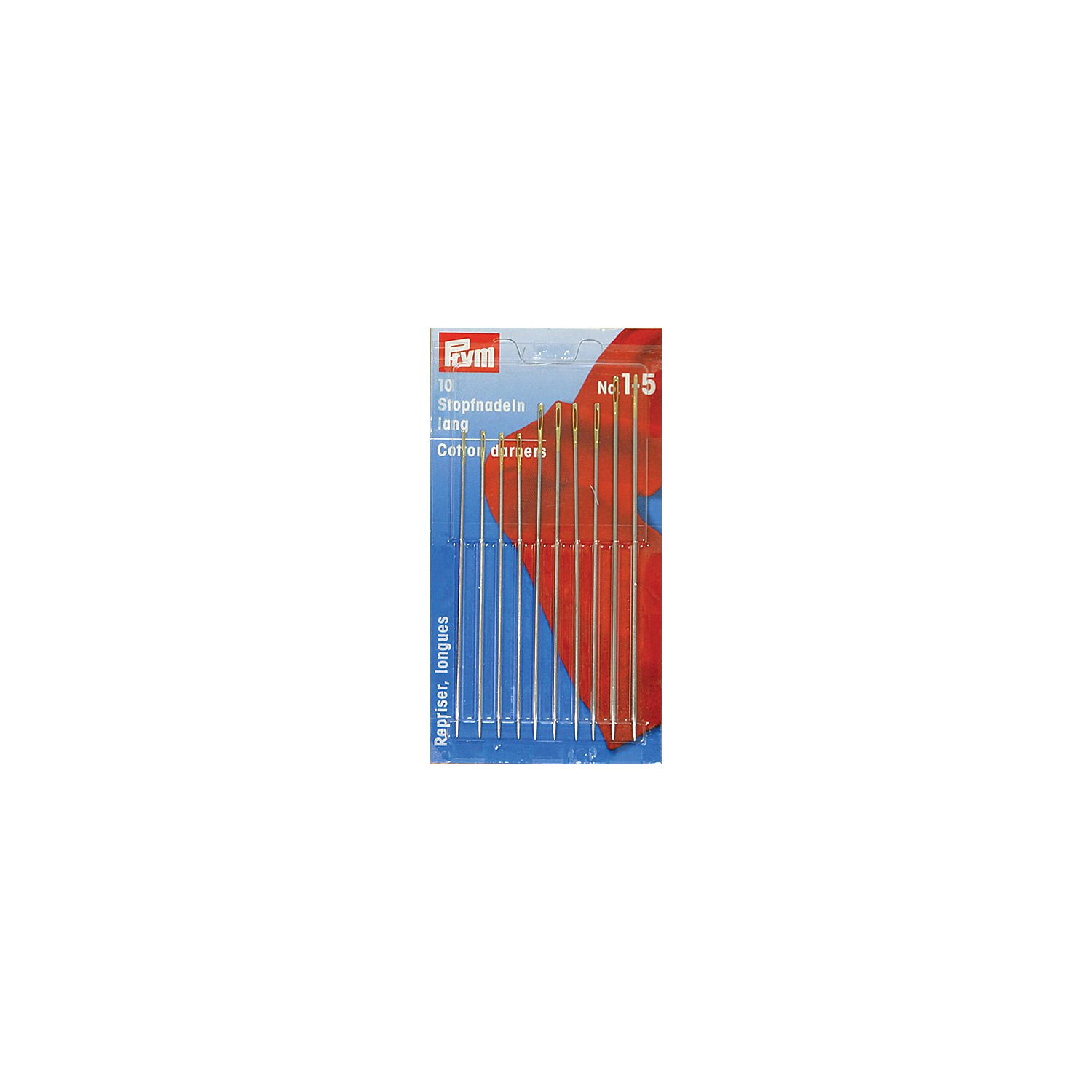 Prym Stopfnadeln, Stärke: 0,8–1,0 mm, Länge: 65–76 mm, Inhalt: 10 Stück