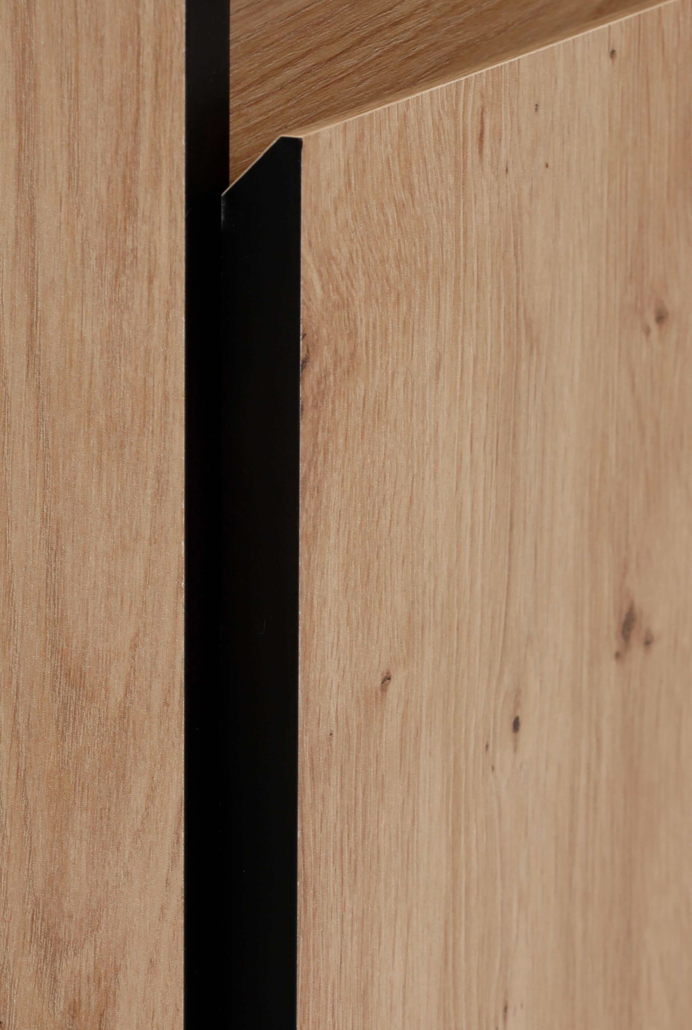 HELA Sideboard Ariana, mit angeschrägten Griffmulden, Breite 160 cm
