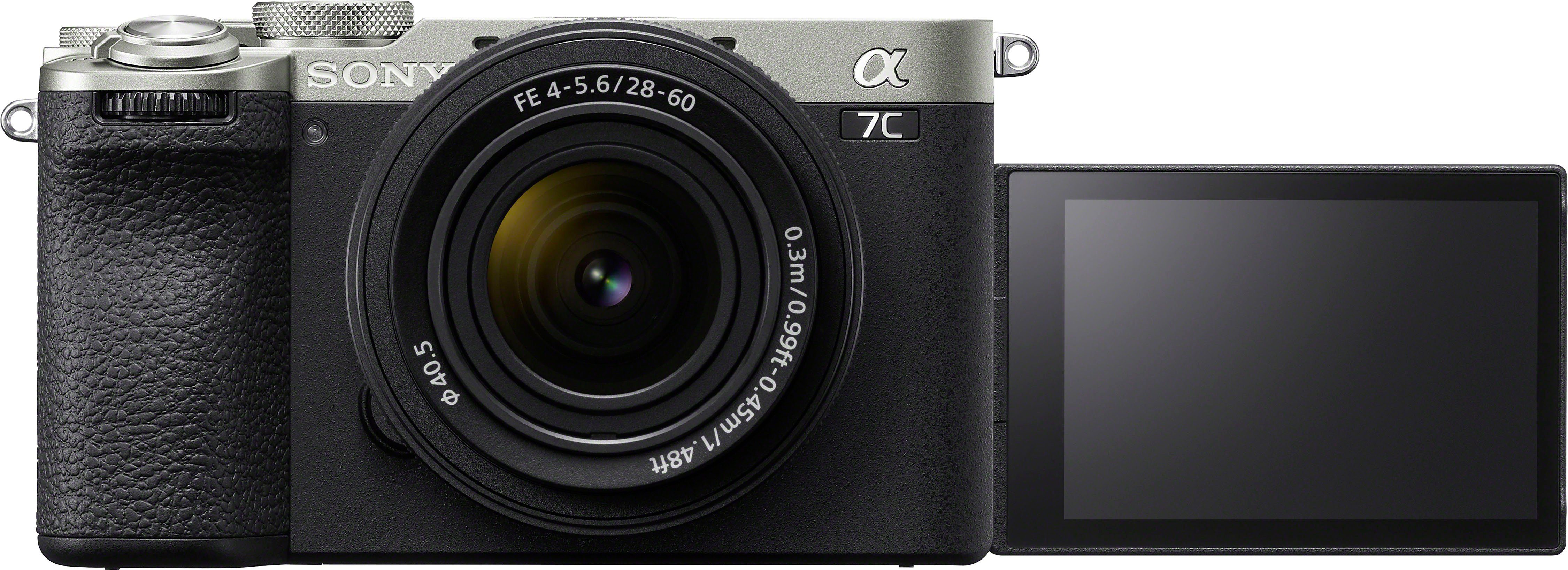 Sony Alpha 7C II Systemkamera (FE 28-60mm f4-5.6, 33 MP, 2,1x opt. Zoom, Bluetooth, NFC, WLAN)