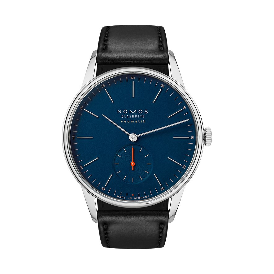 Nomos Glashütte Unisexuhr Orion neomatik 39 nachtblau