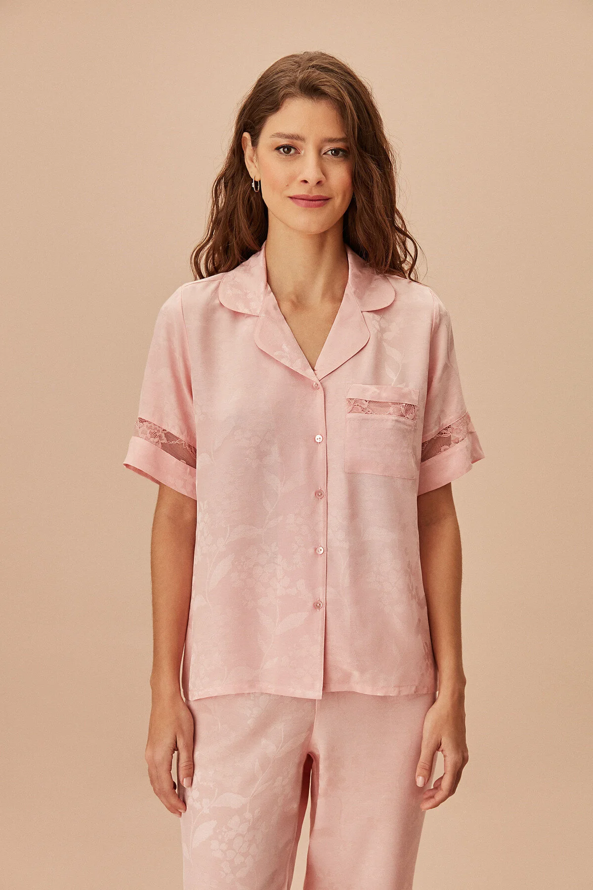 SUWEN  Diana Maskulines Pyjama-Set
