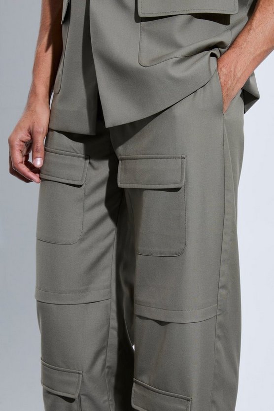 Weite Hose mit Cargo-Taschen