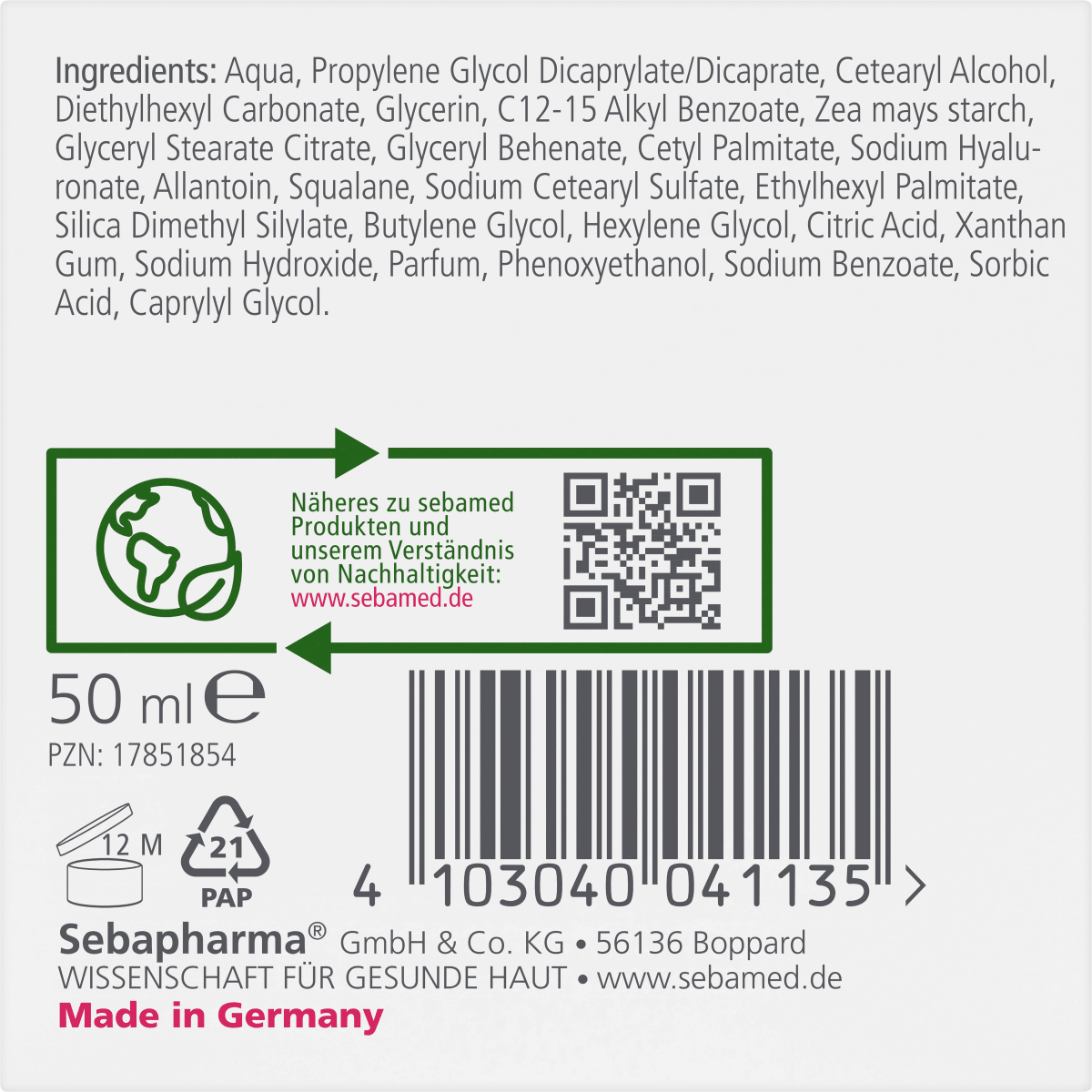 Anti Aging Gesichtscreme Falten-Filler, 50 ml