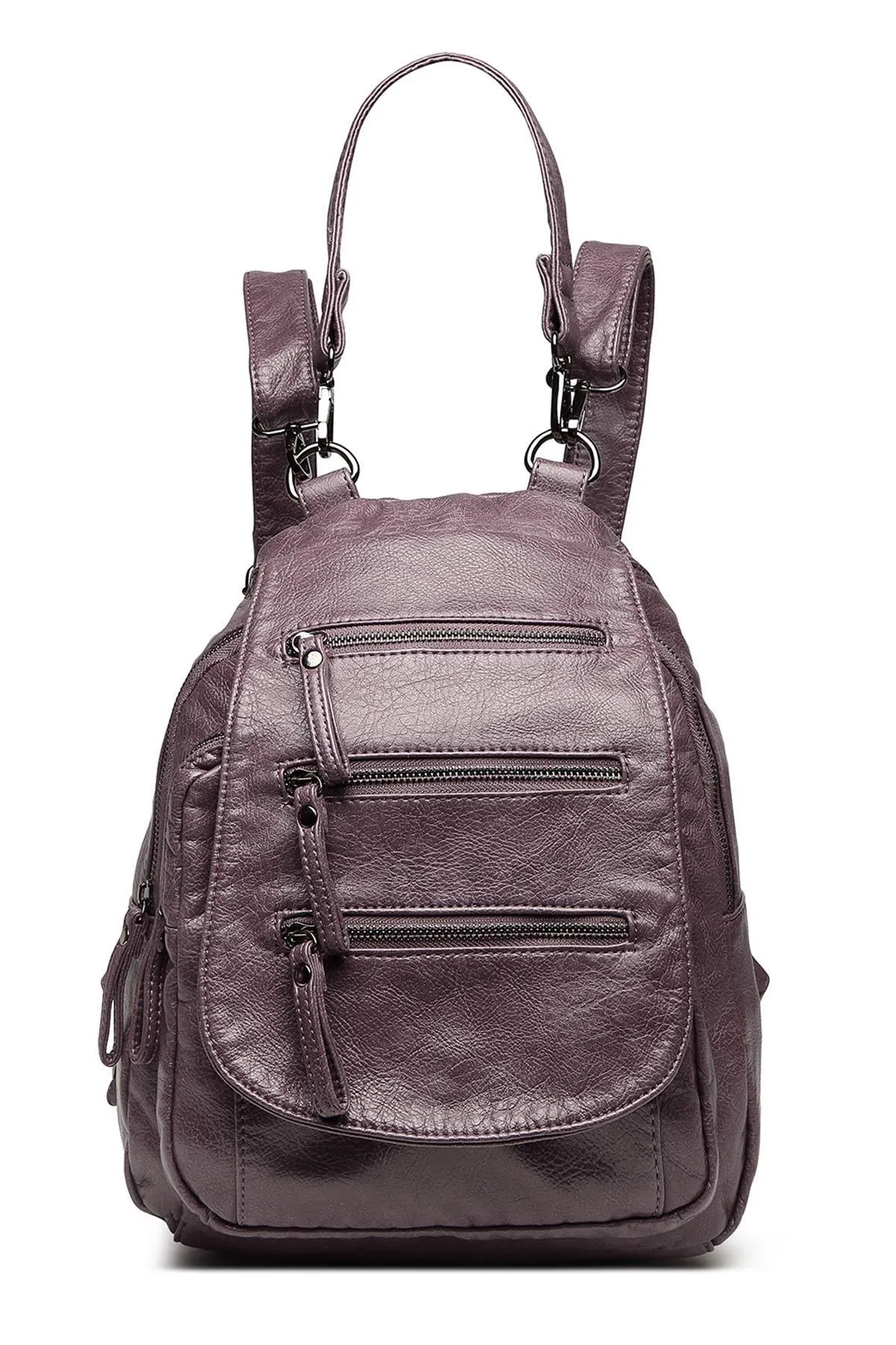 SMART BAGS  Dusan Damen-Rucksack aus gewaschenem Leder