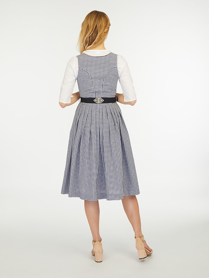 Berwin & Wolff Dirndl in Dunkelblau/ Weiß günstig kaufen