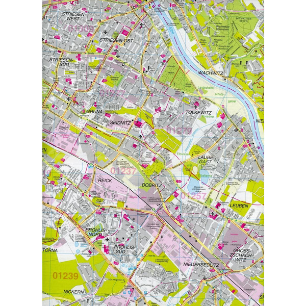 Stadtplan Dresden 1 : 22 500 - Stadtplan