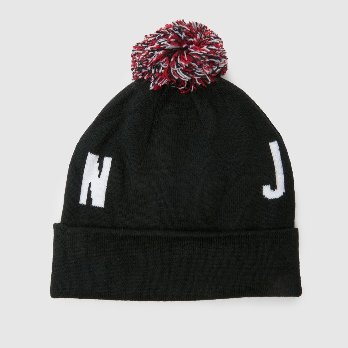 Nike Jordan svart mössa och keps med pom-motiv för barn