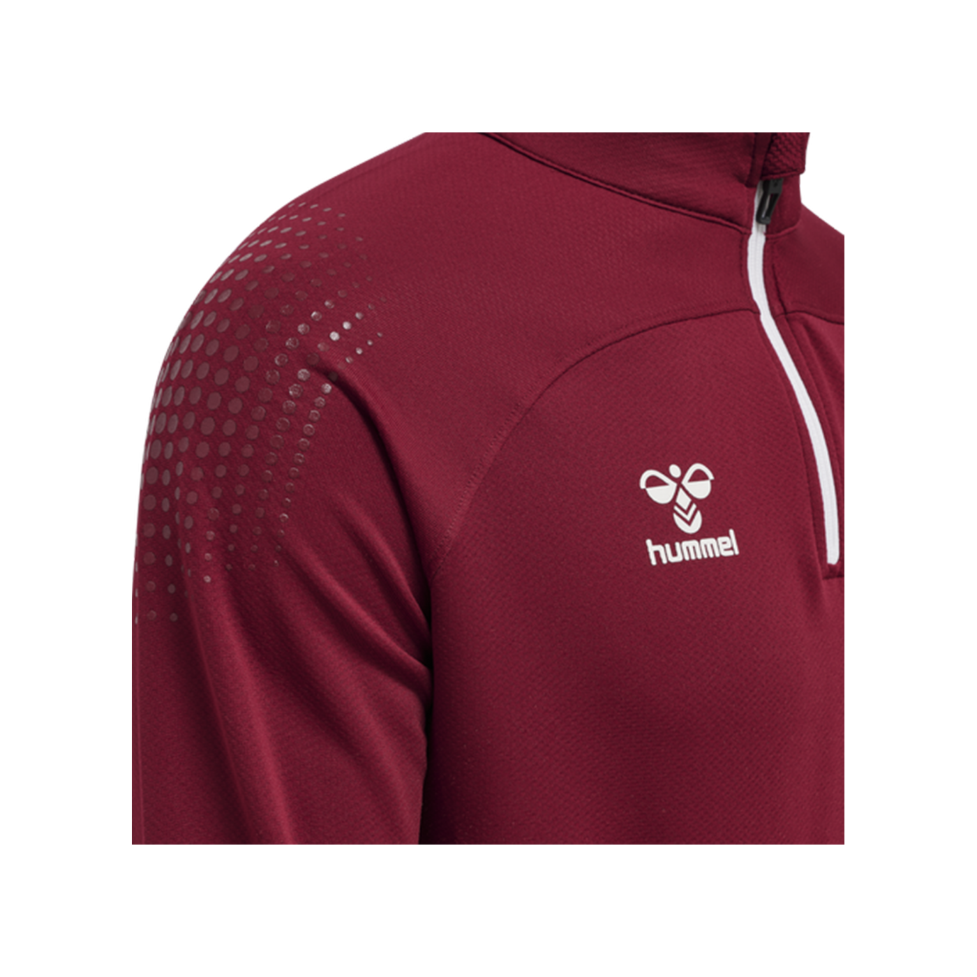 Hummel hmlLEAD HalfZip Sweatshirt Rot F3584