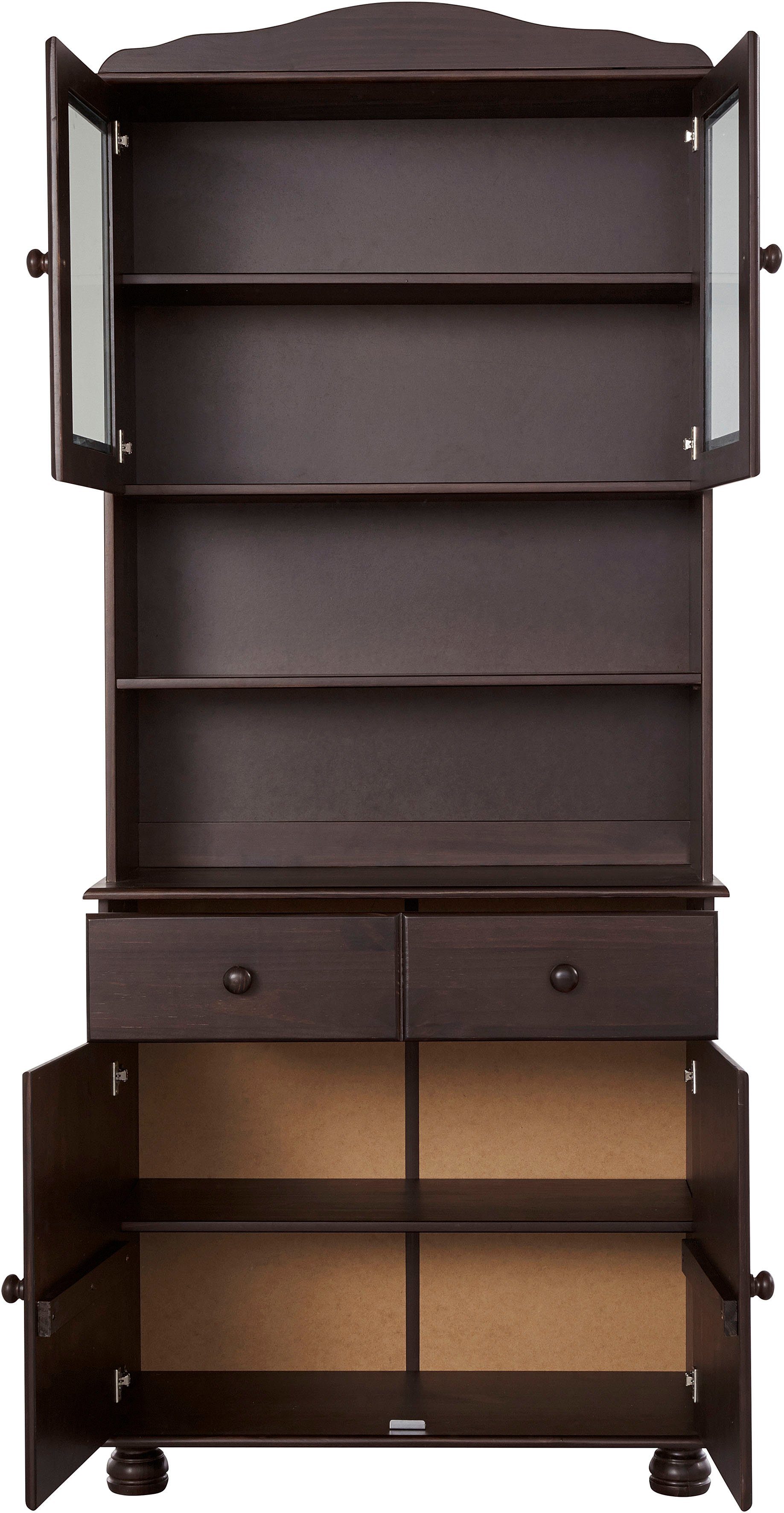 Home affaire Buffet Mette (2-St) Mit grosser Schublade und viel Stauraum hinter 4 Türen, Höhe 181cm