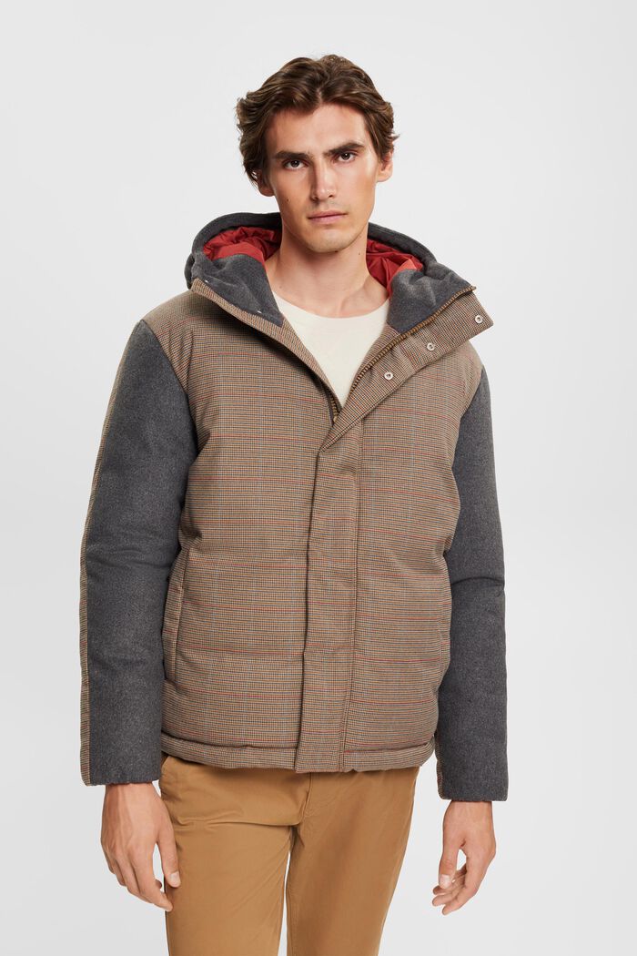 Jacke aus Materialmix