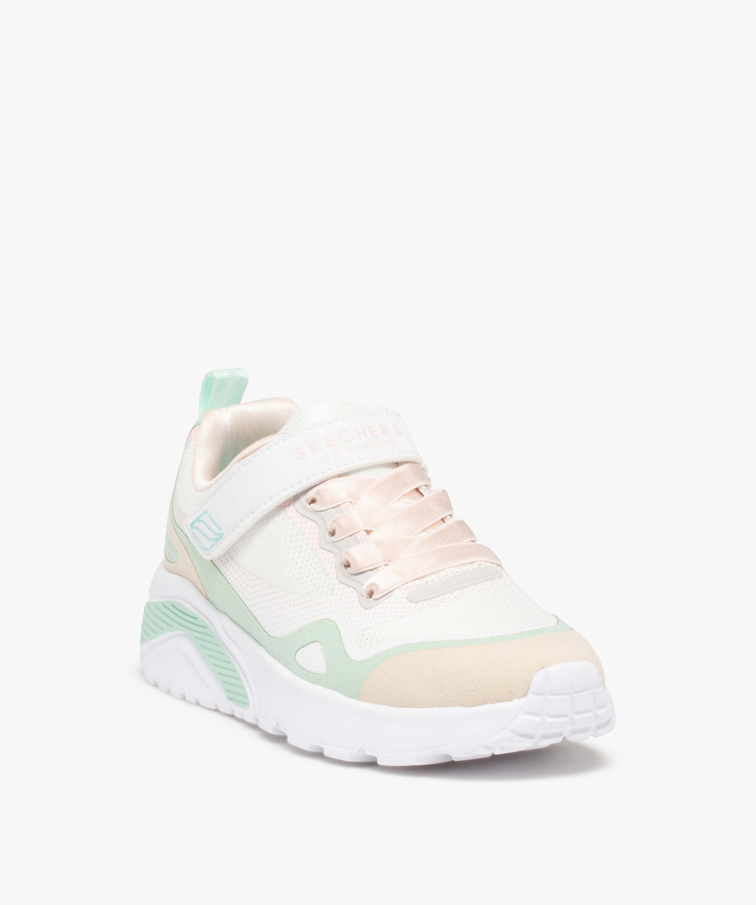 Baskets fille running extra légères – Skechers Unolite blanc | GEMO