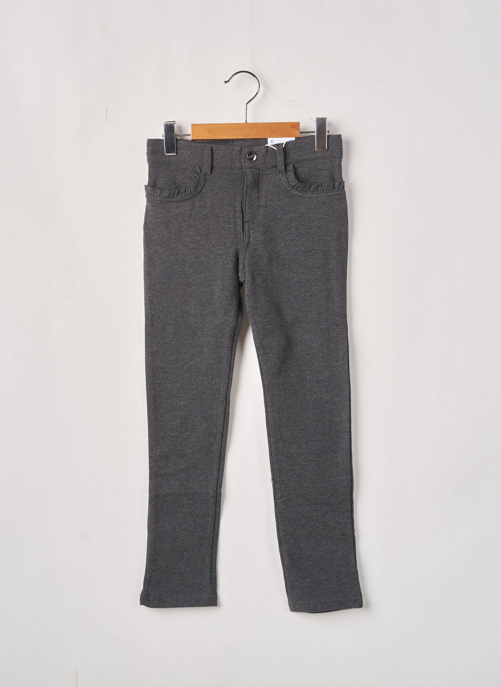 Mayoral Pantalons Slim Fille couleur gris