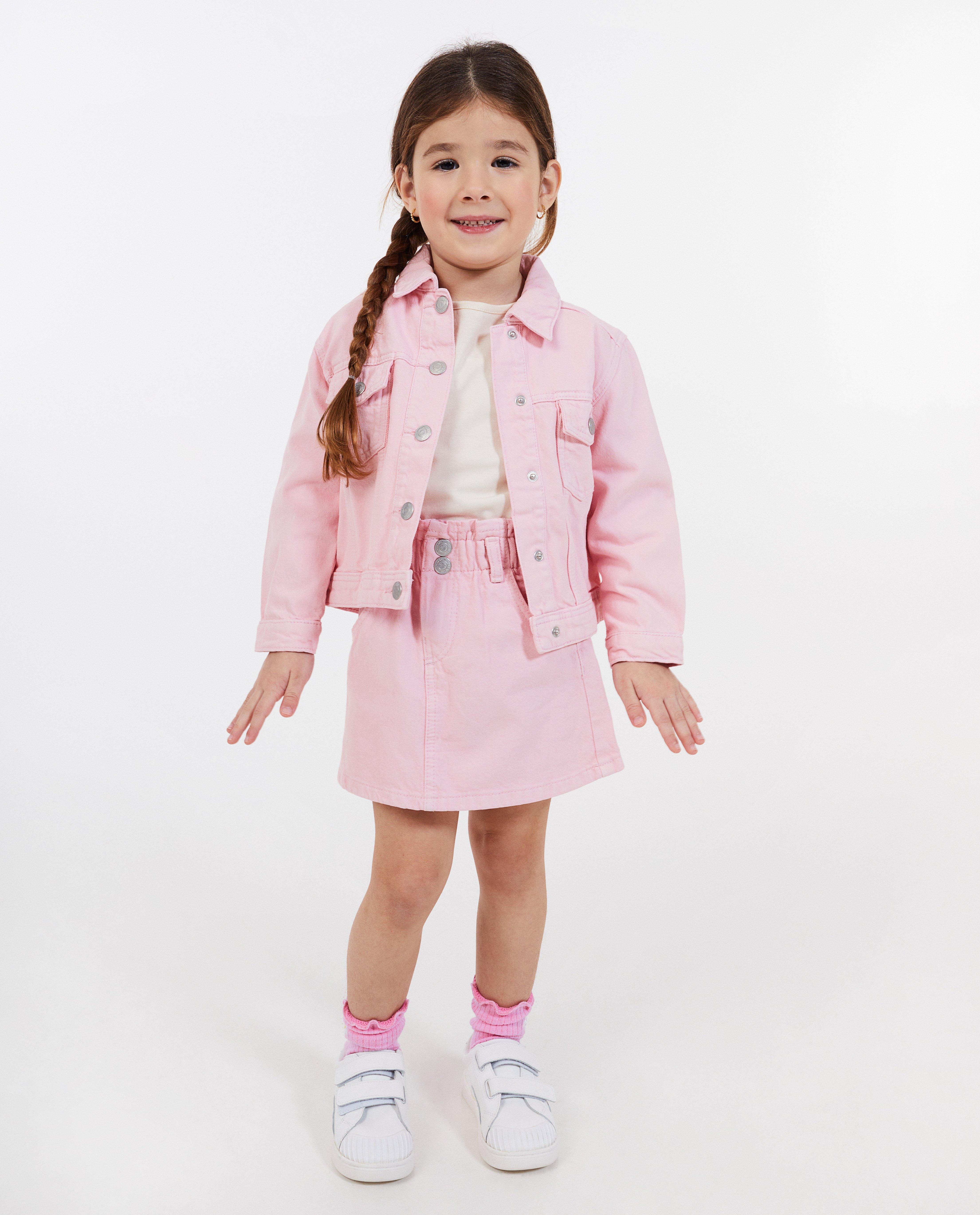 Fustă din denim Milla Star Pink roz deschis