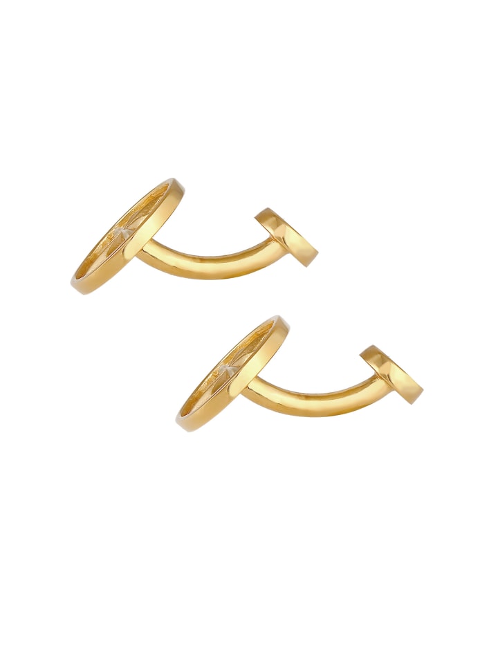 KUZZOI Manschettenknopf 925 Sterling Silber Kompass in Gold günstig kaufen onesize