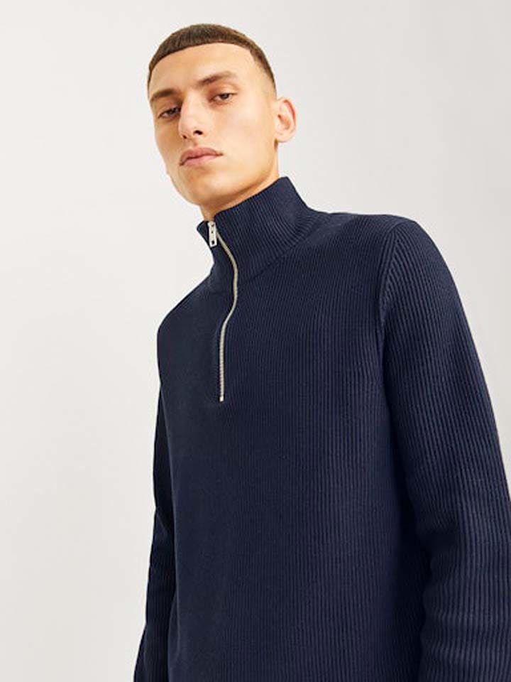 Jack & Jones Pullover in Dunkelblau günstig kaufen