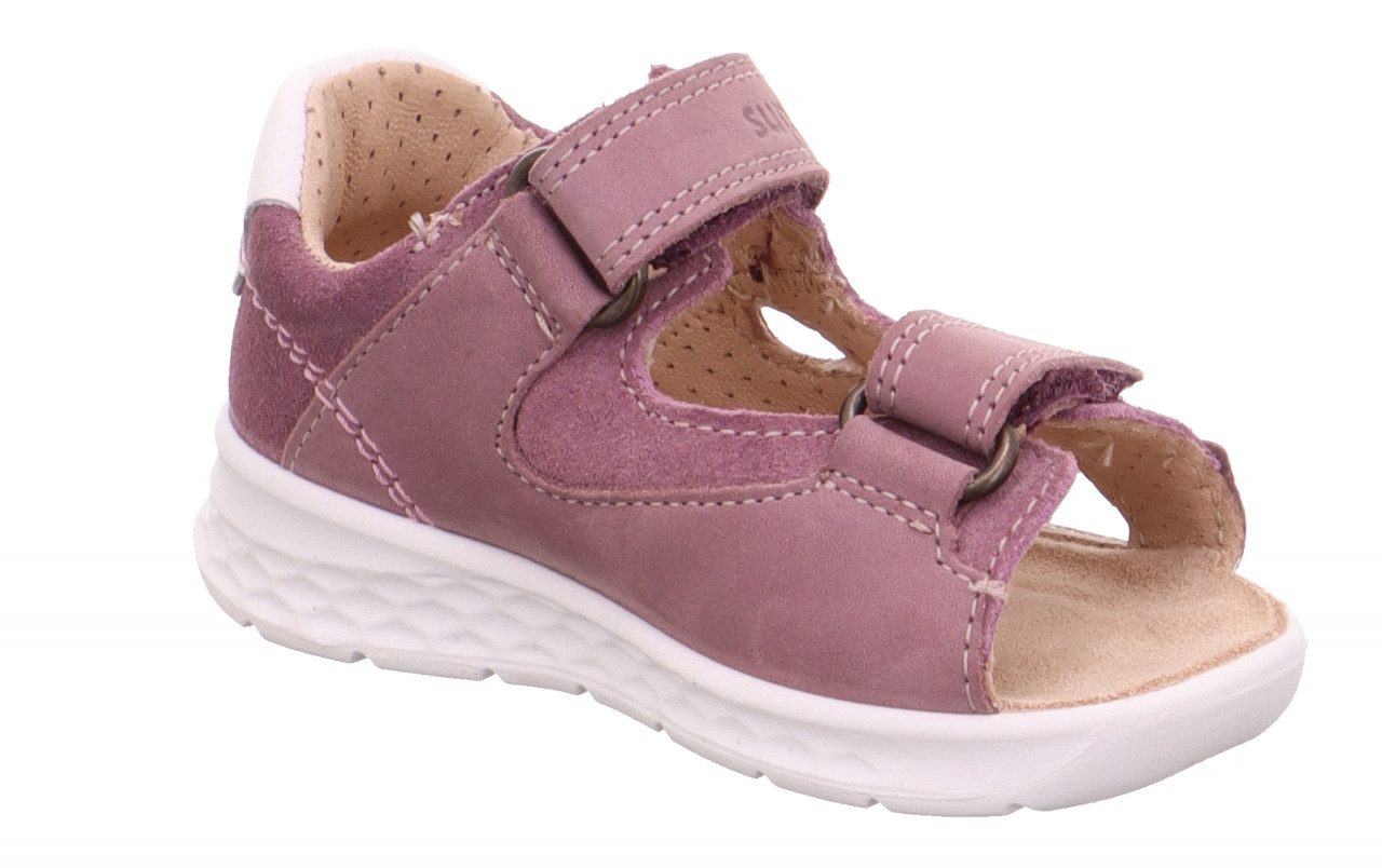 LAGOON - Lila/Rosa Sandale mit Klettverschluss