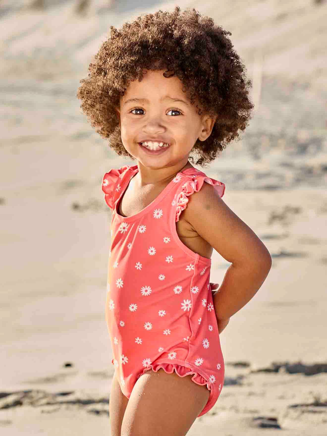 Vertbaudet Mädchen Baby Badeanzug Oeko-Tex - fuchsia