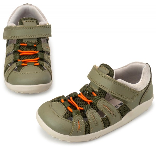 bobux i-walk ~ Summit Sandale ~ Burnt Olive & Fog