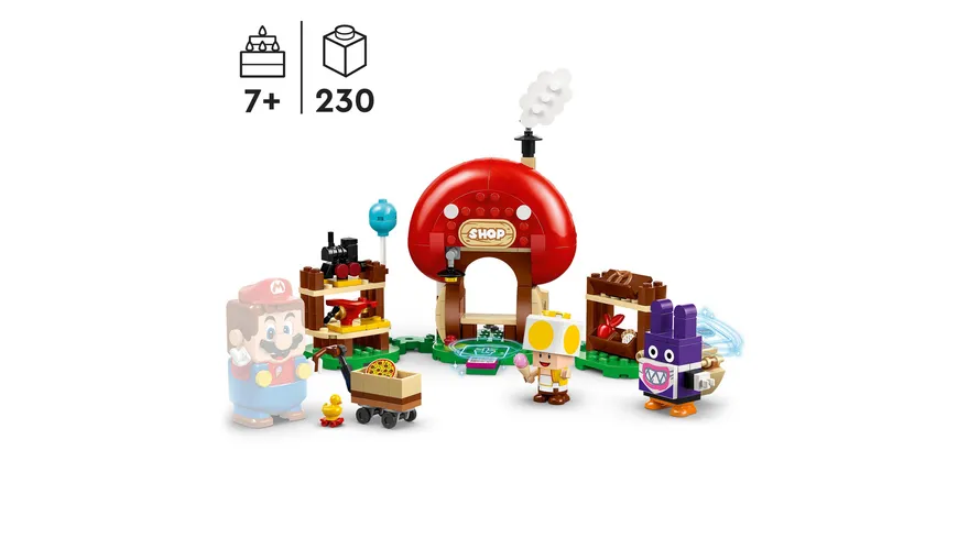 LEGO Super Mario 71429 Mopsie in Toads Laden – Erweiterungsset mit 2 Figuren