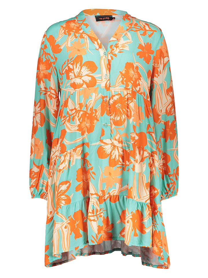miss goodlife Kleid in Türkis/ Orange günstig kaufen