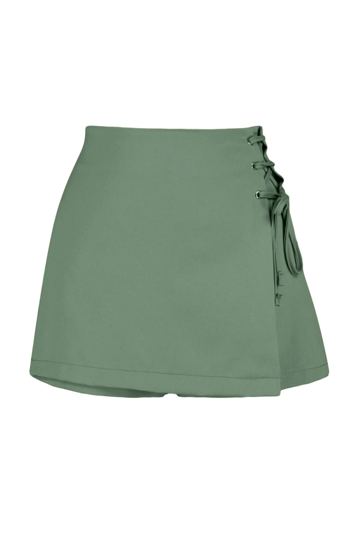 Trendyol Collection  Shorts - Khaki - Hoher Bund