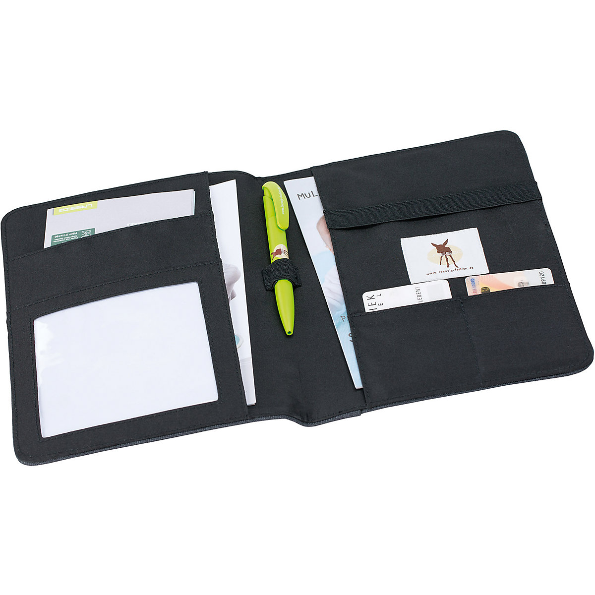 Mutterpasshülle Mum's Organizer Soft Stripes Triangle Dark Grey