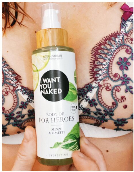 I Want You Naked For Heroes Body Oil Körperöl