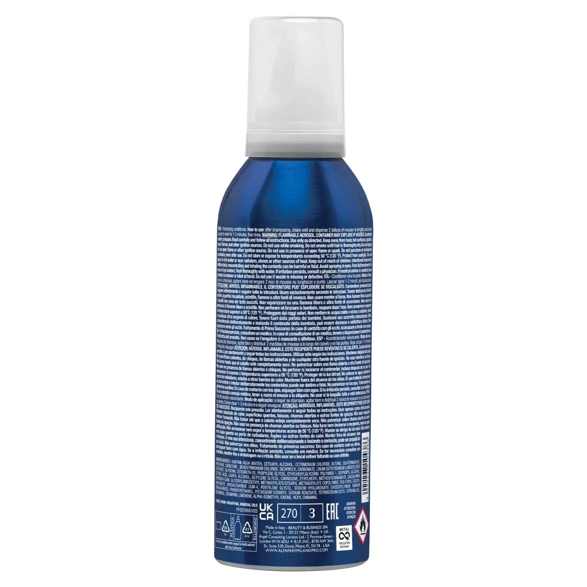 Alfaparf Milano Semi Di Lino Volume Hair Conditioner Foam