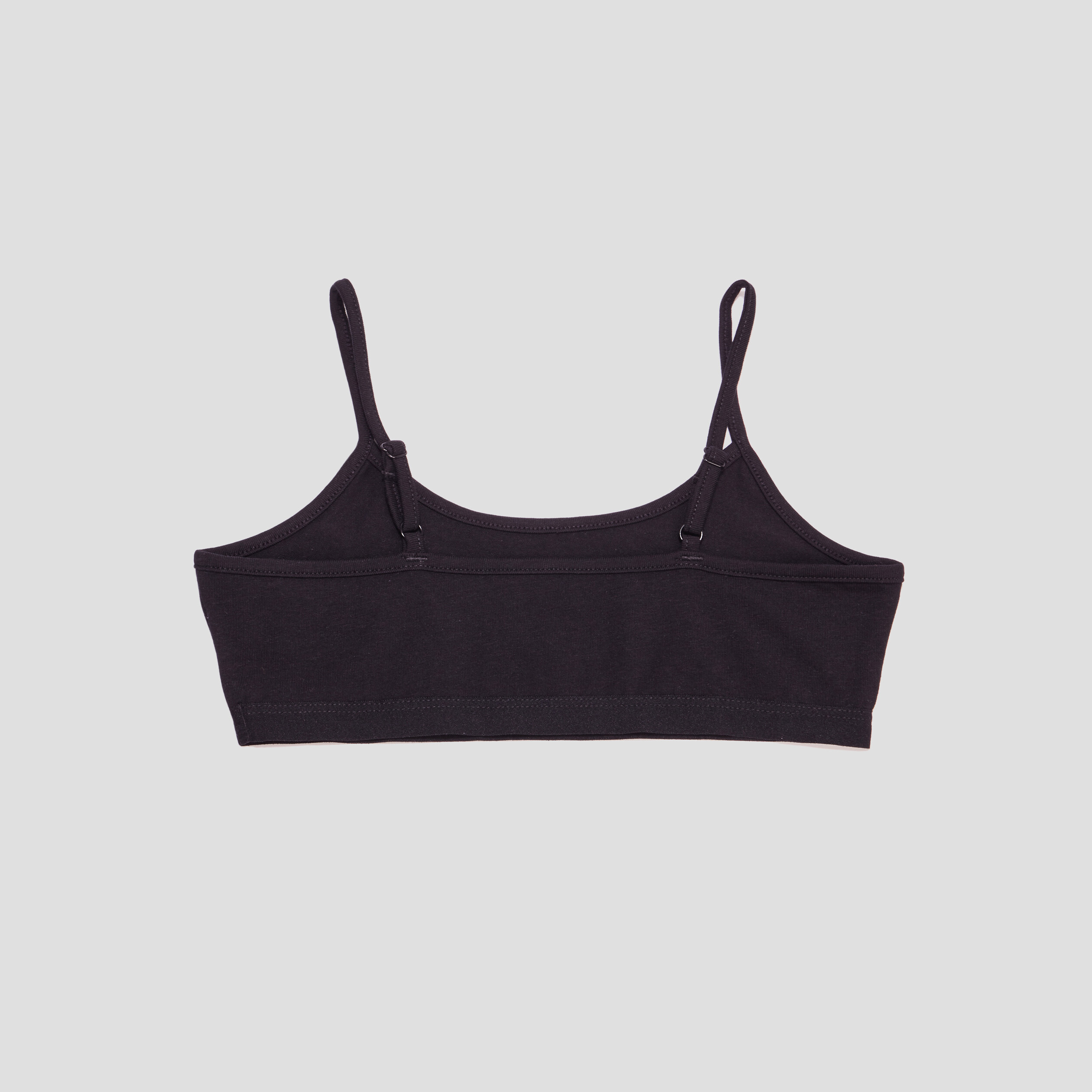 Lot 2 brassières bretelles fines noir fille | La Halle