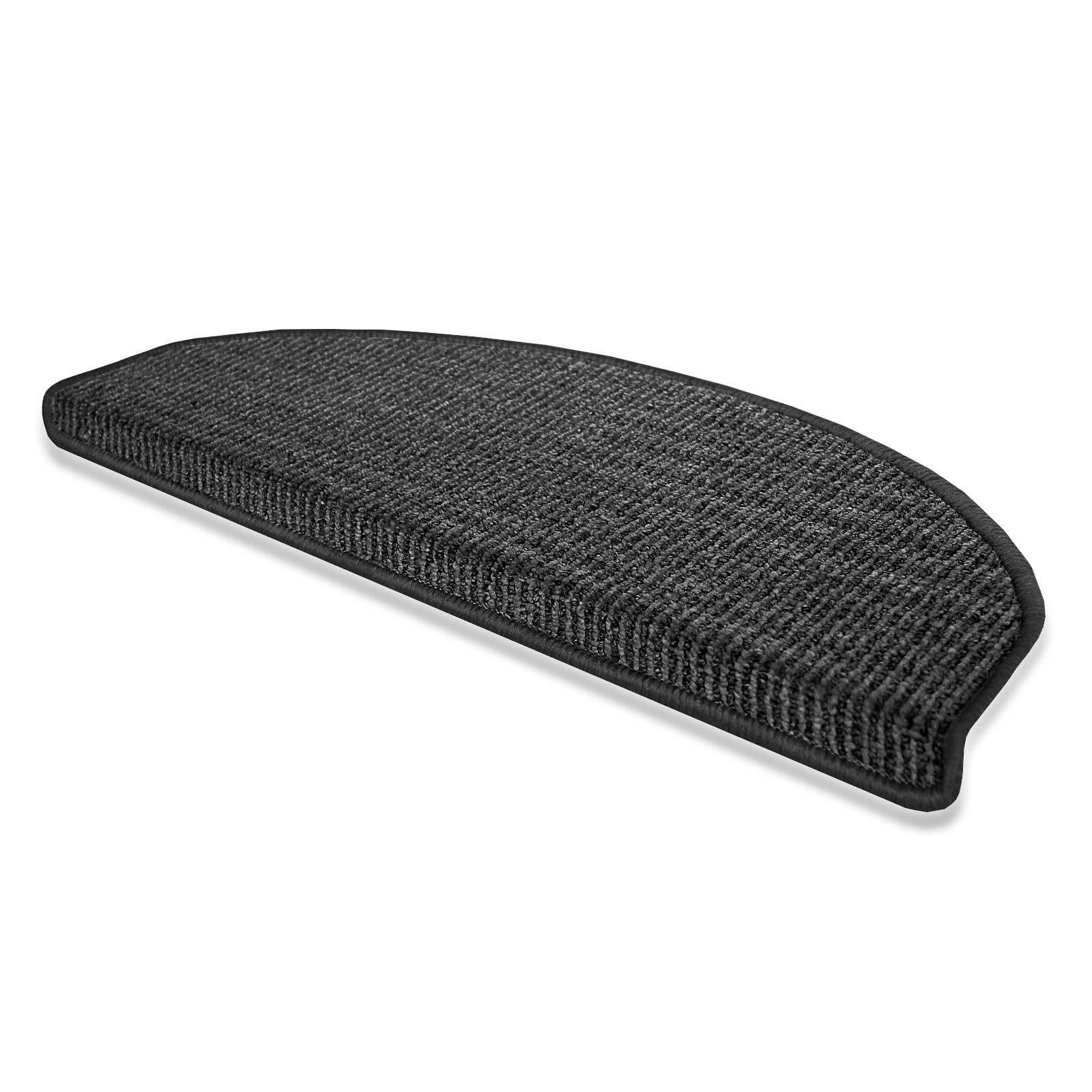 Stufenmatte München, Stufenschutz, viele Farben, Matte in 2 Ausführungen, Karat, Halbrund, Höhe: 5 mm, Robust & pflegeleicht