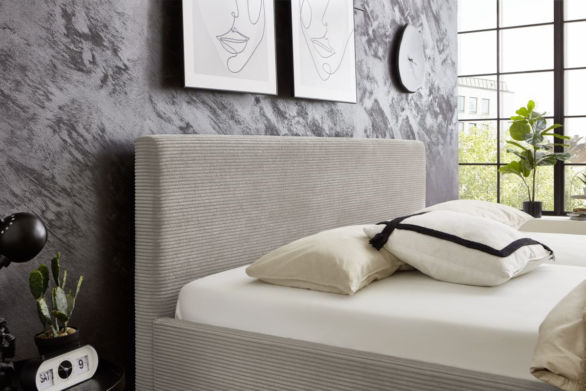 Polsterbett Swing Poso taupe 180 x 200 cm