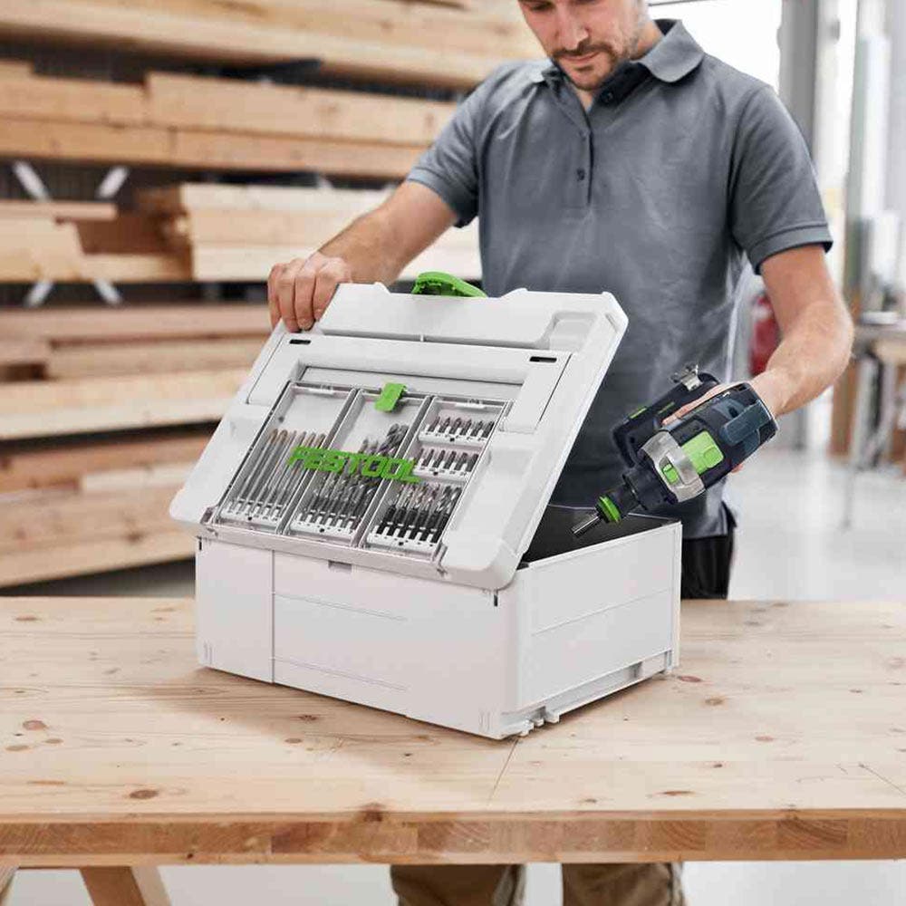 FESTOOL Systainer3 SYS 1.5 médio 137 mm x 396 mm com tampa 577346