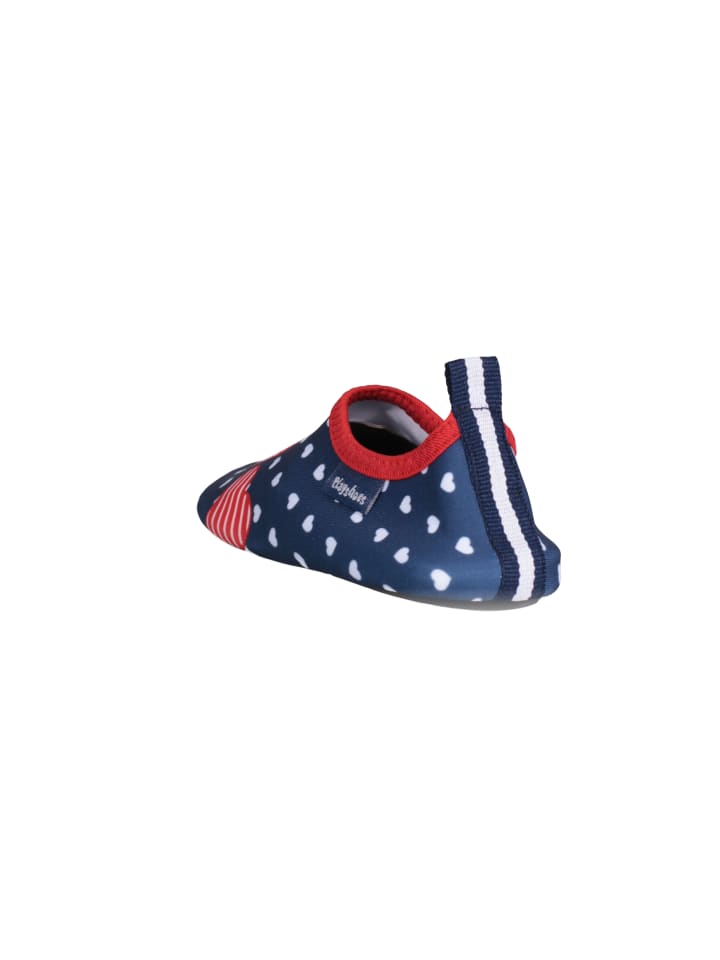 Playshoes Barfuß-Schuh Herzchen in Marine günstig kaufen