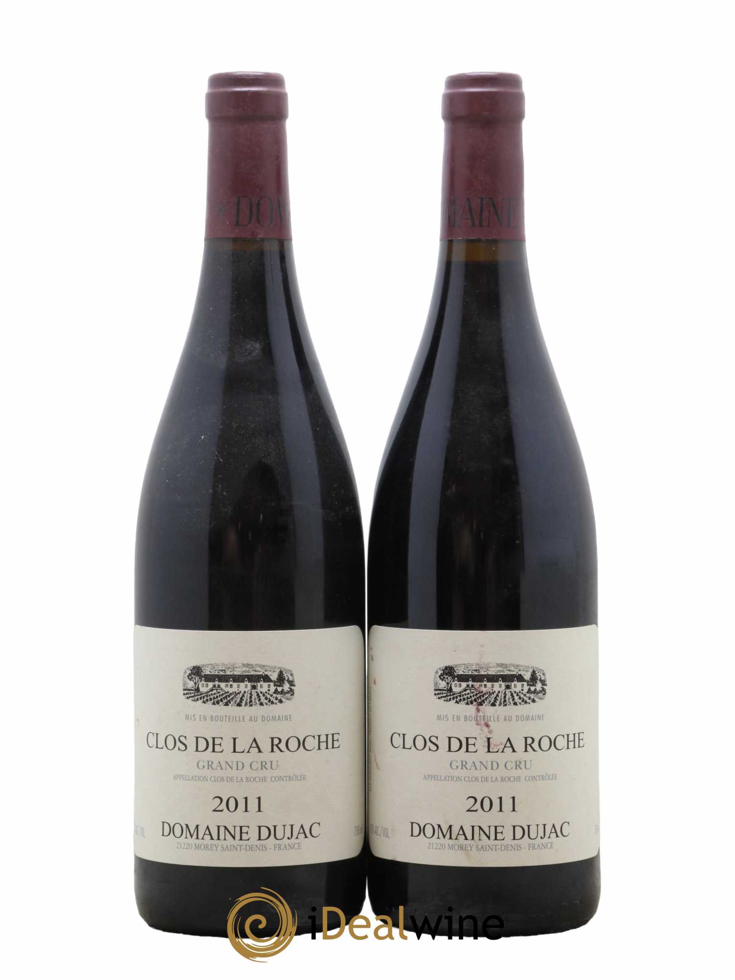 Clos de la Roche Grand Cru Dujac (Domaine)  2011 - Lot de 2 Bouteilles