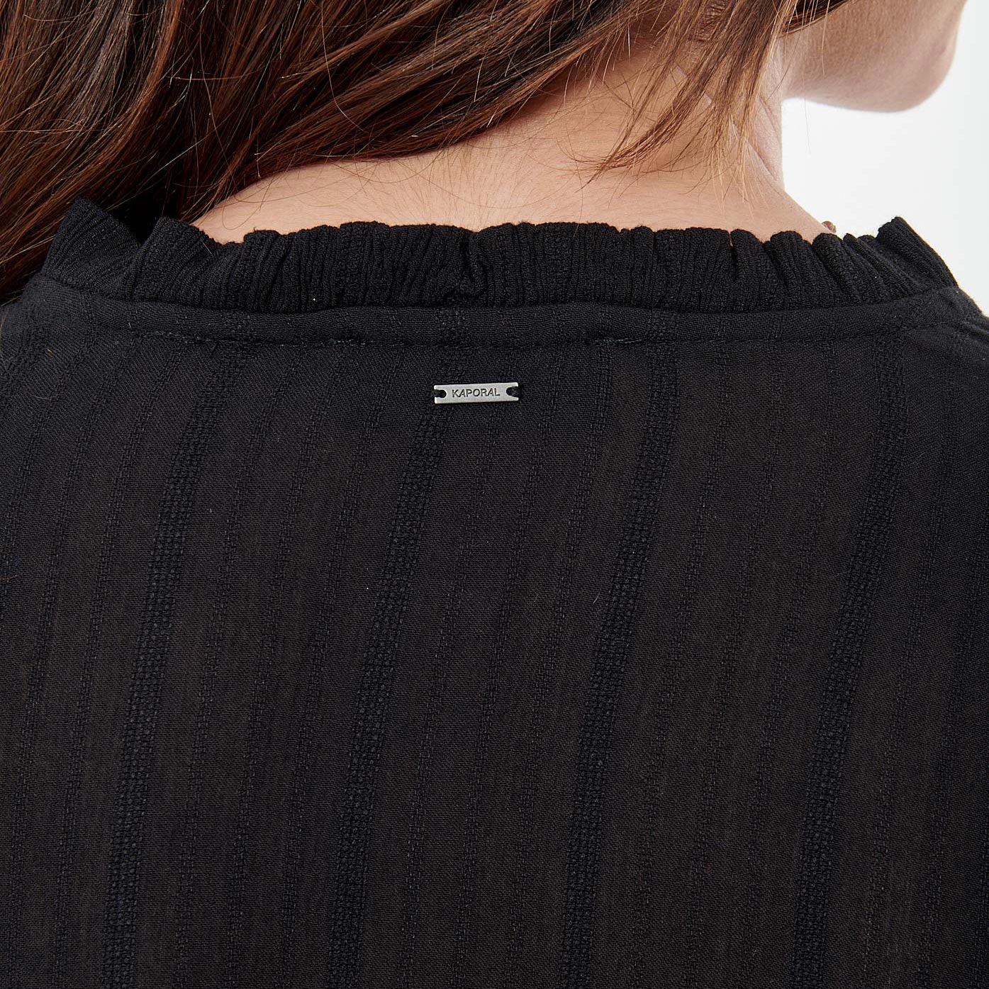 BINTA  Blouse noire femme