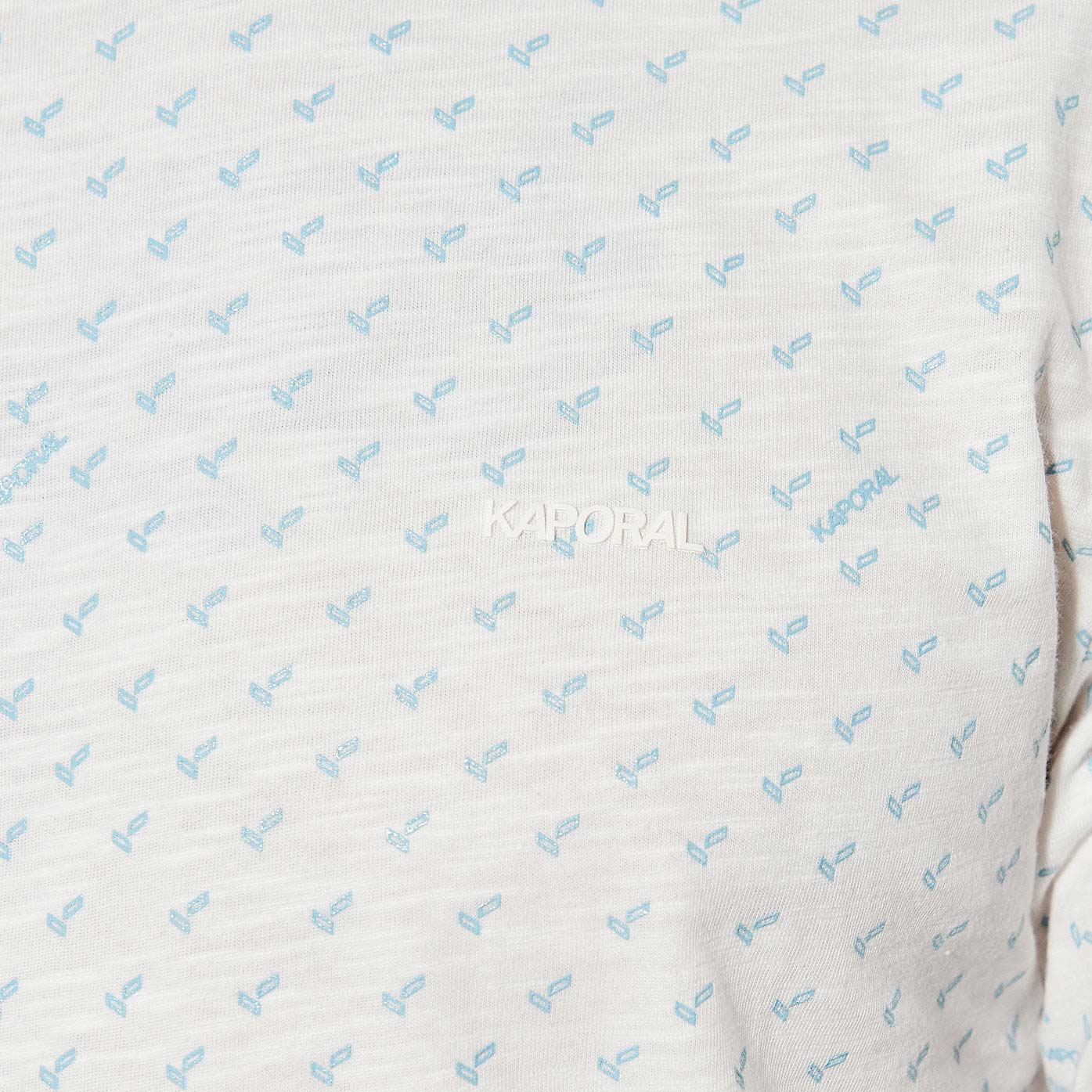 PEDRO  T-shirt blanc logo all over Homme en 100% coton bio