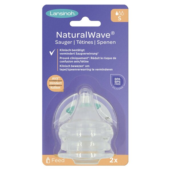 Lansinoh Natural Wave pieni tuttipullon tutti
