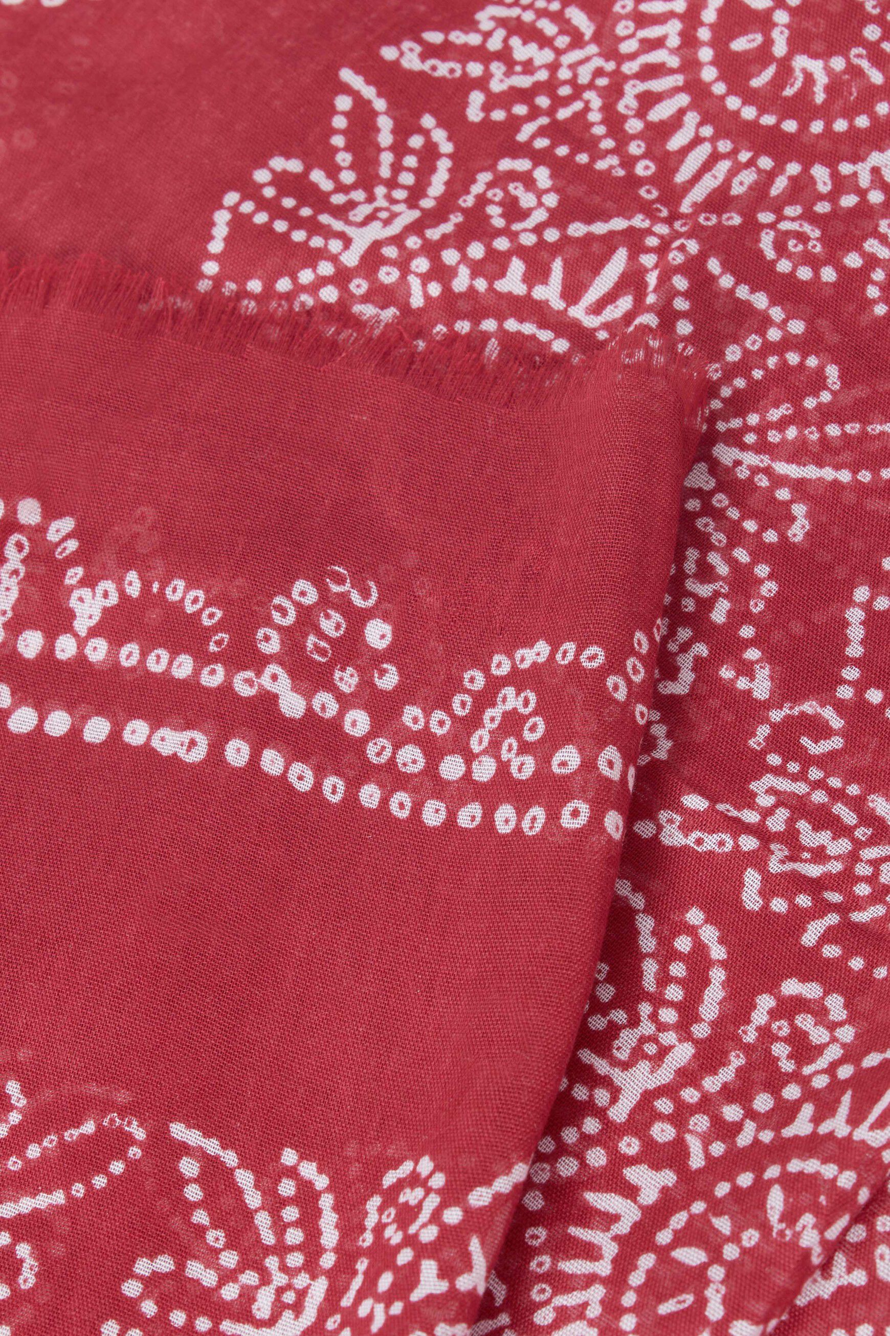 foulard oscar rose framboise femme