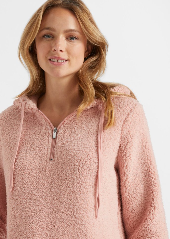 Teddy-Fleeceshirt, Pullover