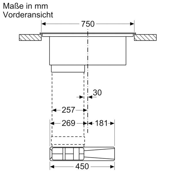 BOSCH Kochfeld mit Dunstabzug Serie 6 PVQ811F15E