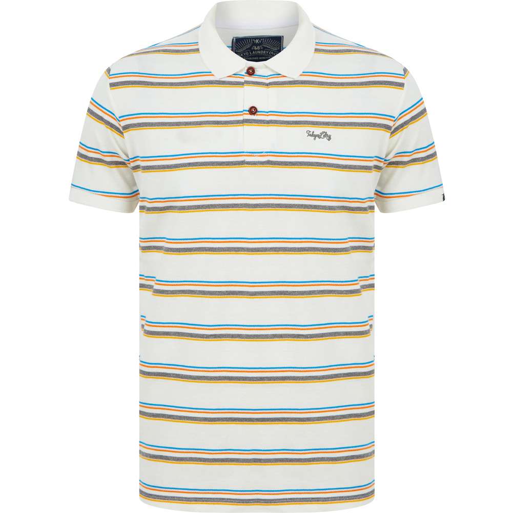 Tokyo Laundry Gazza Herren Polo-Shirt 1X18193 Snow White