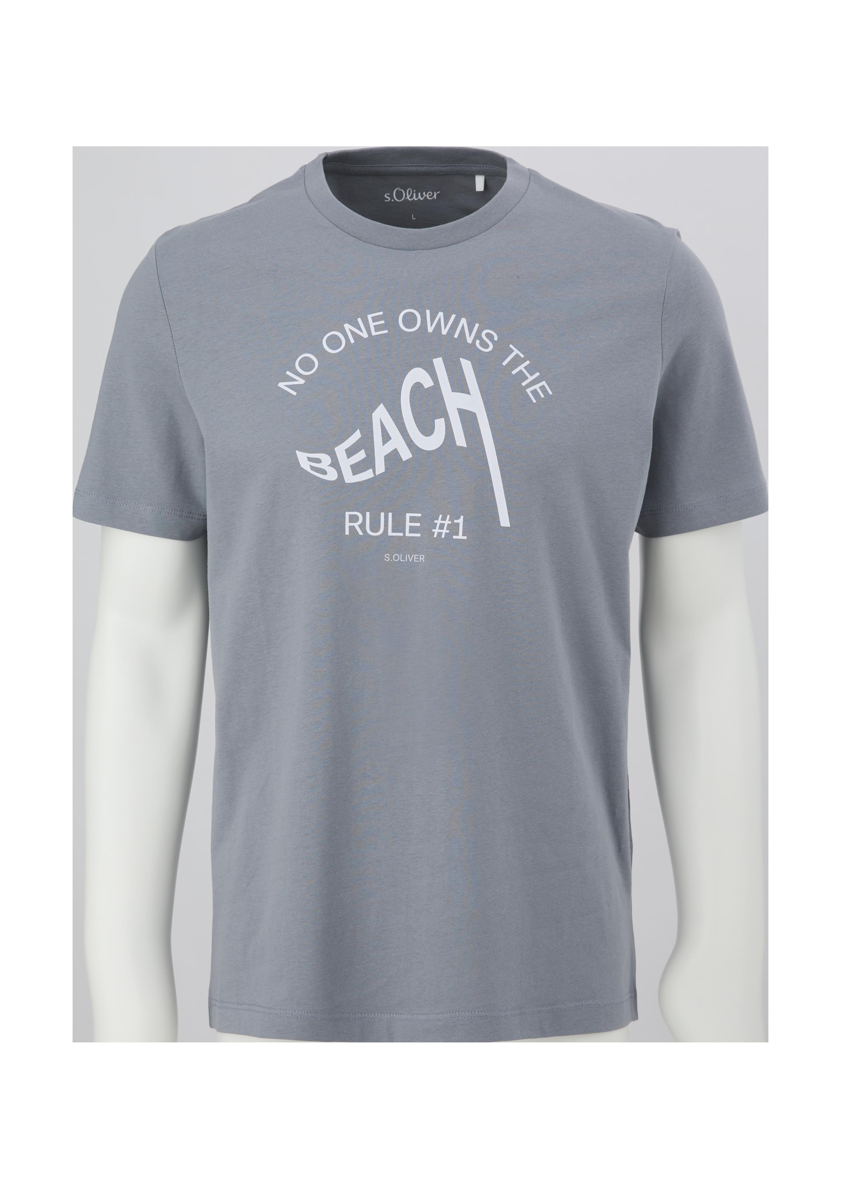 Baumwollshirt mit Frontprint  2137550-95D3