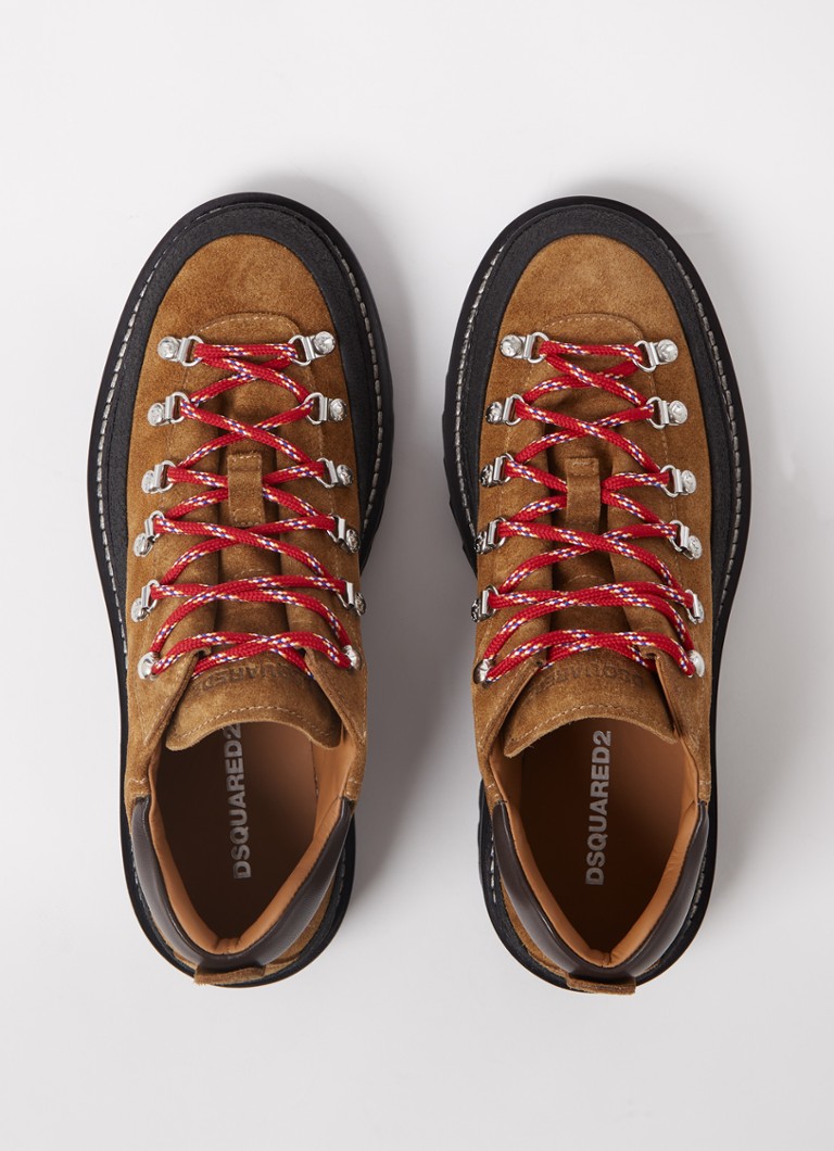 Teniși cu șireturi Dsquared2 Canadian Suede Low Top