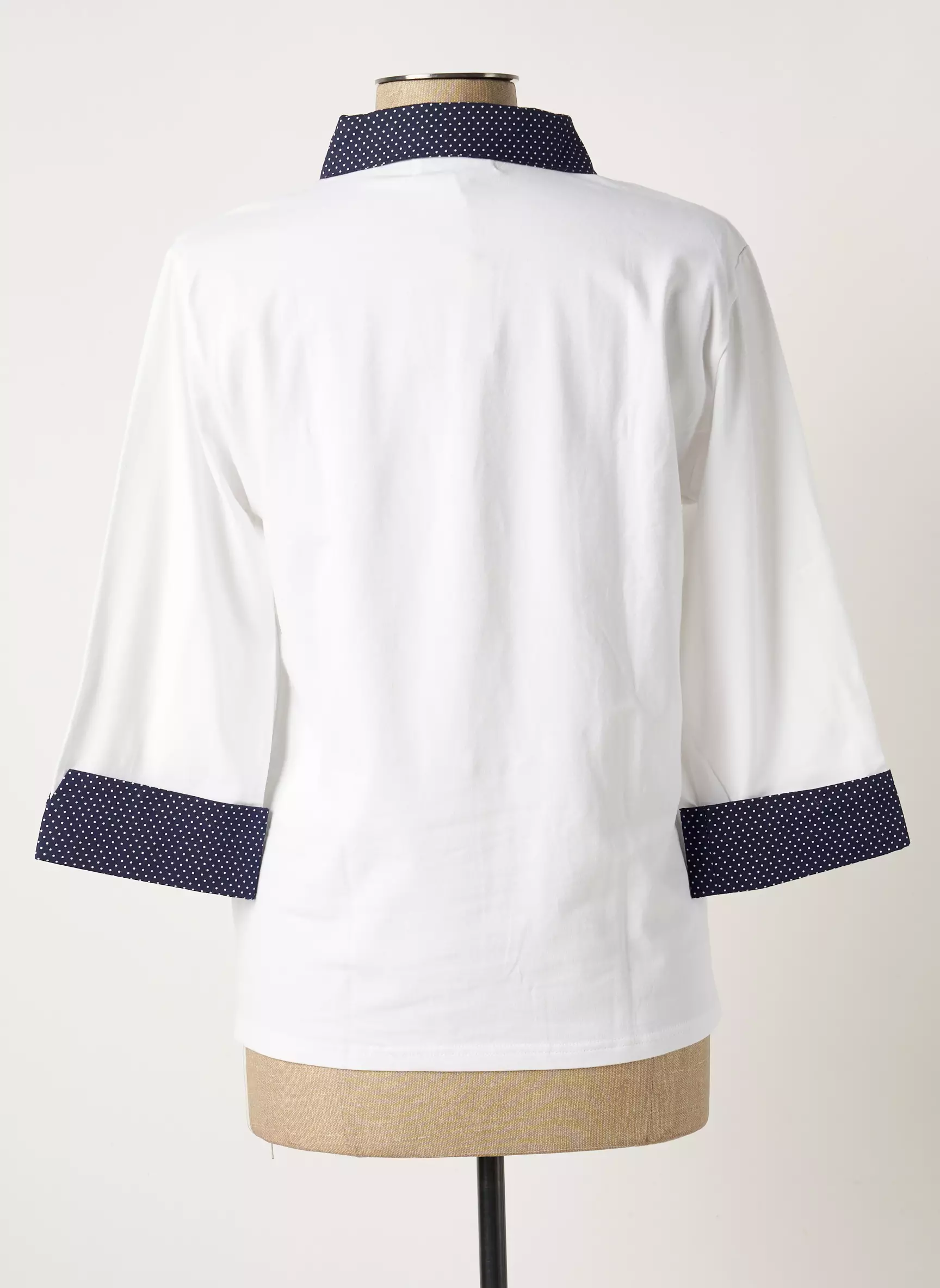 Soie Pour Soi Tops Femme couleur blanc