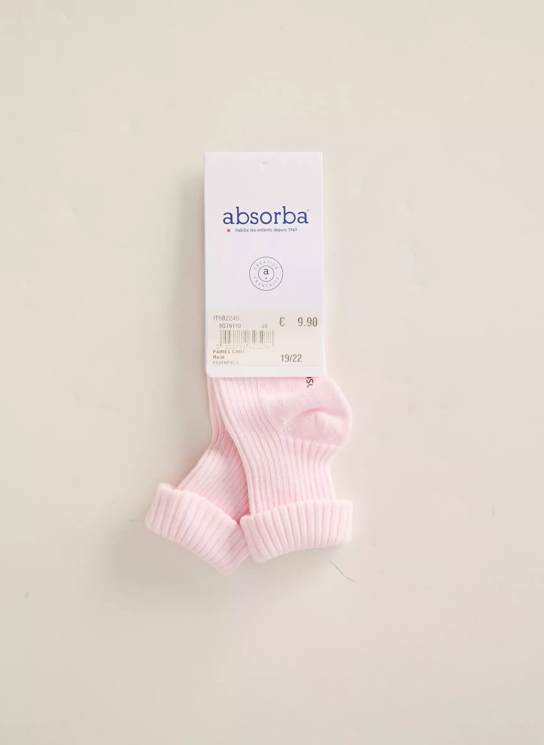 Absorba Chaussette Enfant couleur rose