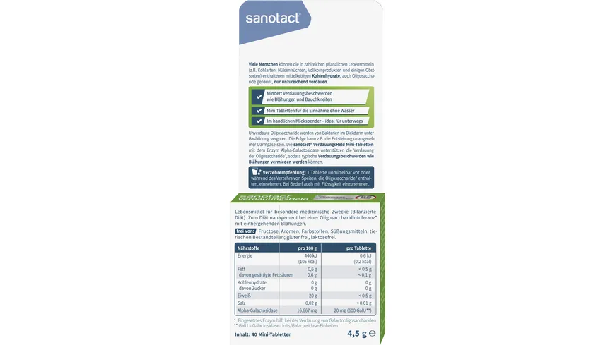 sanotact Verdaungsheld Mini-Tabletten