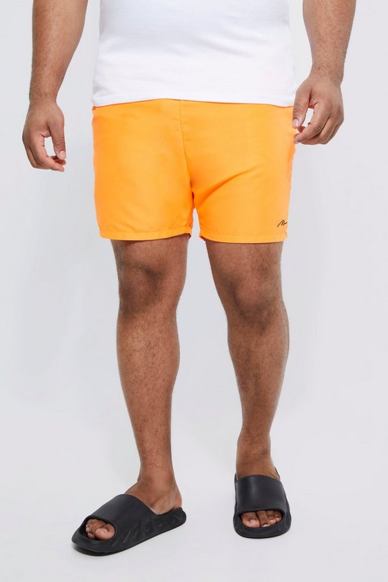 Plus 2er-Pack Man Signature Badehose